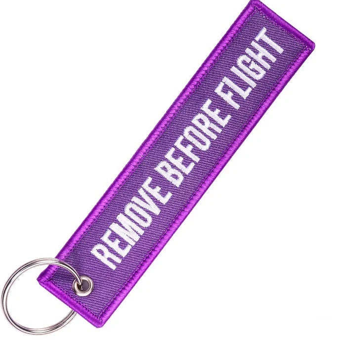REMOVE BEFORE FLIGHT Tag